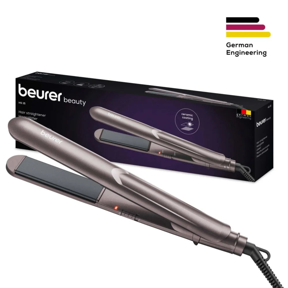 Piastra per Capelli Beurer HS15 Rivestimento in Ceramica 220°C
