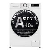 Lavasciuga LG D2R5S09TSWW 9/5 kg slim AI DD TurboWash 360 vapore 1200 giri Classe E / A-10% Bianca