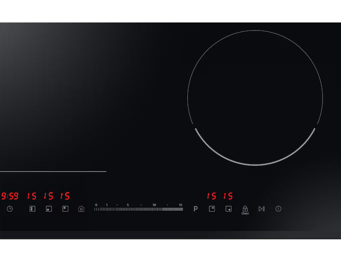 Piano a induzione Samsung NZ64R3747BK – 60 cm, 4 zone, 7,2 kW, Flex Zone