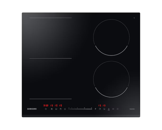 Piano a induzione Samsung NZ64R3747BK – 60 cm, 4 zone, 7,2 kW, Flex Zone