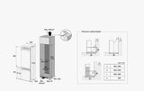 Frigorifero Da Incasso Samsung BRB80F26BCS0EF Combinato Classe C Altezza 177,5 Cm Wi-Fi