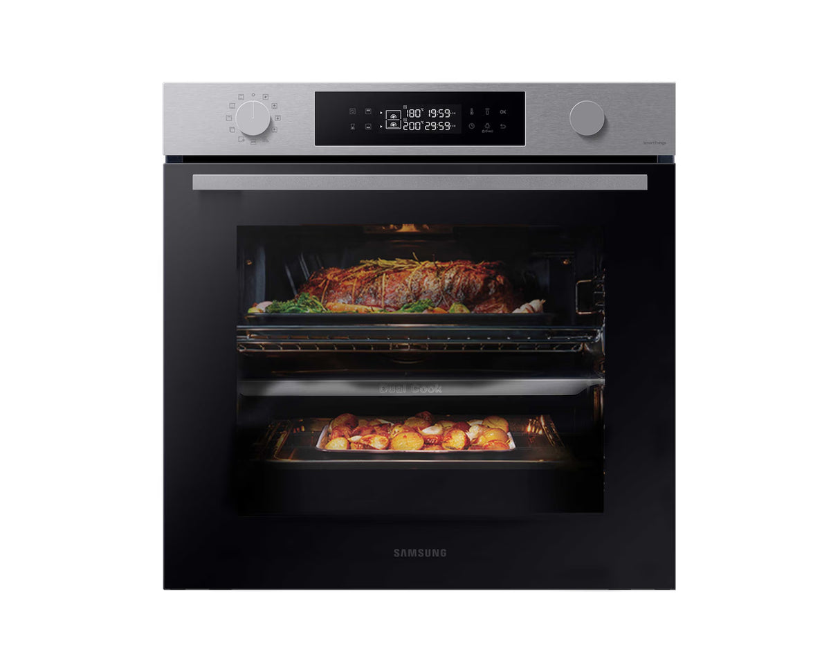 Forno da incasso Samsung NV7B44403BS Dual Cook Serie 4 76 L Acciaio Inox WiFi Classe A+