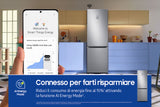 Frigorifero Combinato Samsung RB34C775CS9 EcoFlex AI No Frost Classe C 344 L Metal Inox
