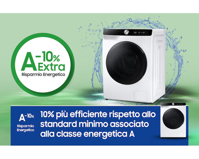 Lavasciuga Samsung WD11DG6B85BKU3 11/6 Kg Classe D Bianca