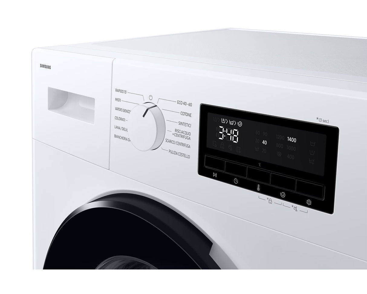 Lavatrice Samsung WW90FG3M05AWET Classe A Capacità 9 Kg Programma Vapore Motore Inverter