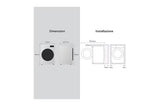 Lavatrice slim LG F2R3S09AIDD 9kg AI DD™ Serie R3 Classe A-10% 1200 giri