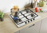 Piano Cottura A Gas Candy CDOY6GRX 4 fuochi Acciaio Inox