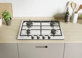 Piano Cottura A Gas Candy CDOY6GRX 4 fuochi Acciaio Inox