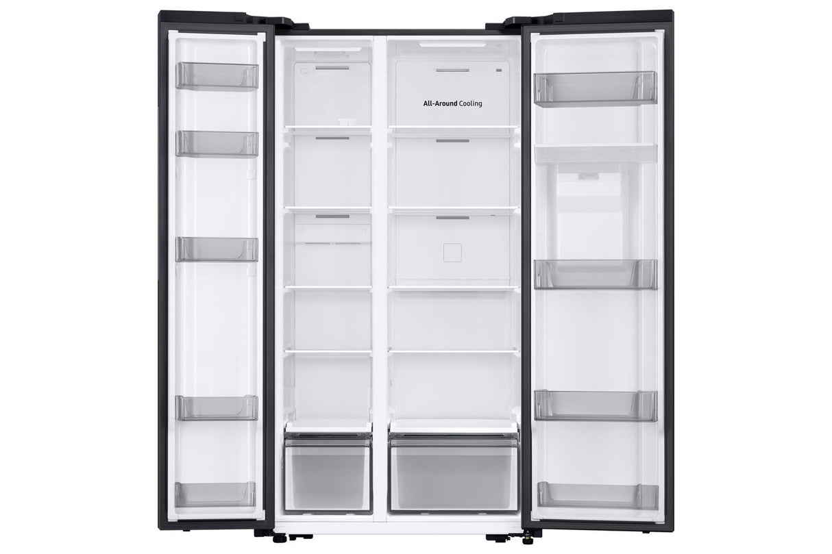 Frigorifero Samsung RS57DG410EB4EF Porta Americana 580 L Nero Full No Frost Wi-Fi Classe E