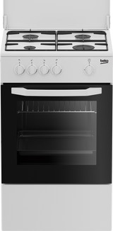 Cucina Beko CSG42009DW Forno A Gas 50X50 4 Fuochi Gas Classe A Colore Bianco Con Grill