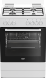 Cucina a gas Beko FBE62011WC con forno elettrico Ventilato 60x60 cm Classe A Bianco