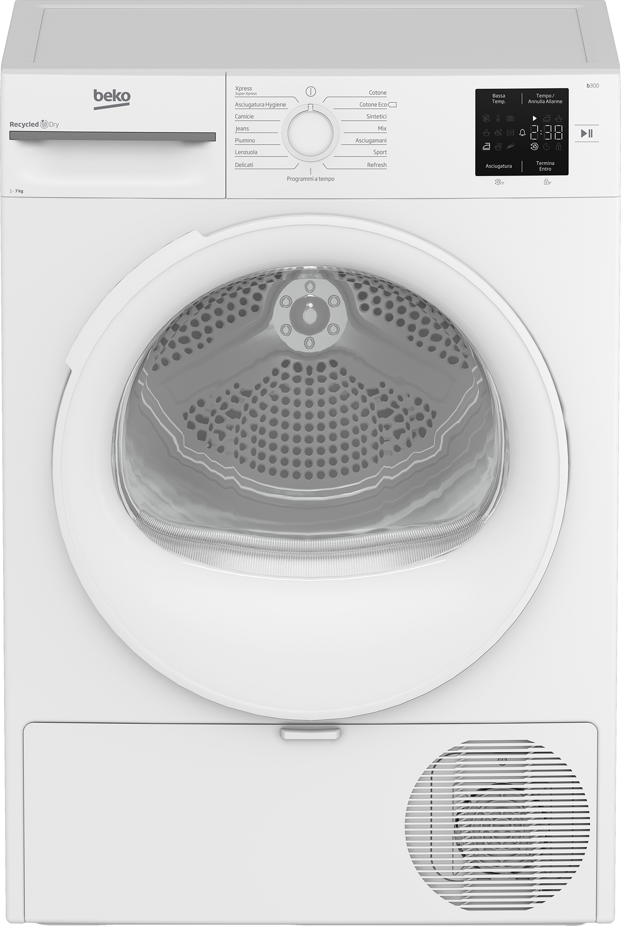 Asciugatrice Beko AMBMTS372W Pompa di Calore 7Kg Slim Classe E