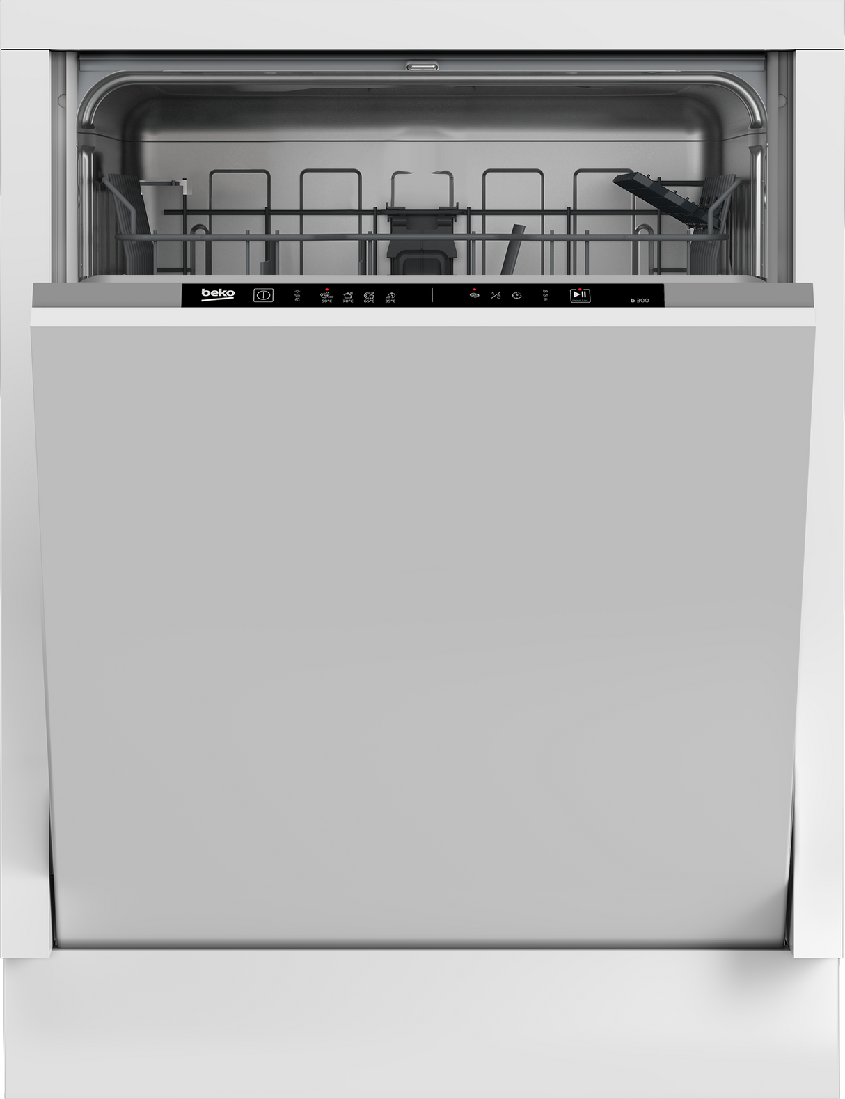 Lavastoviglie da Incasso a Scomparsa Totale Beko DIN34330 60 cm 13 Coperti Classe D