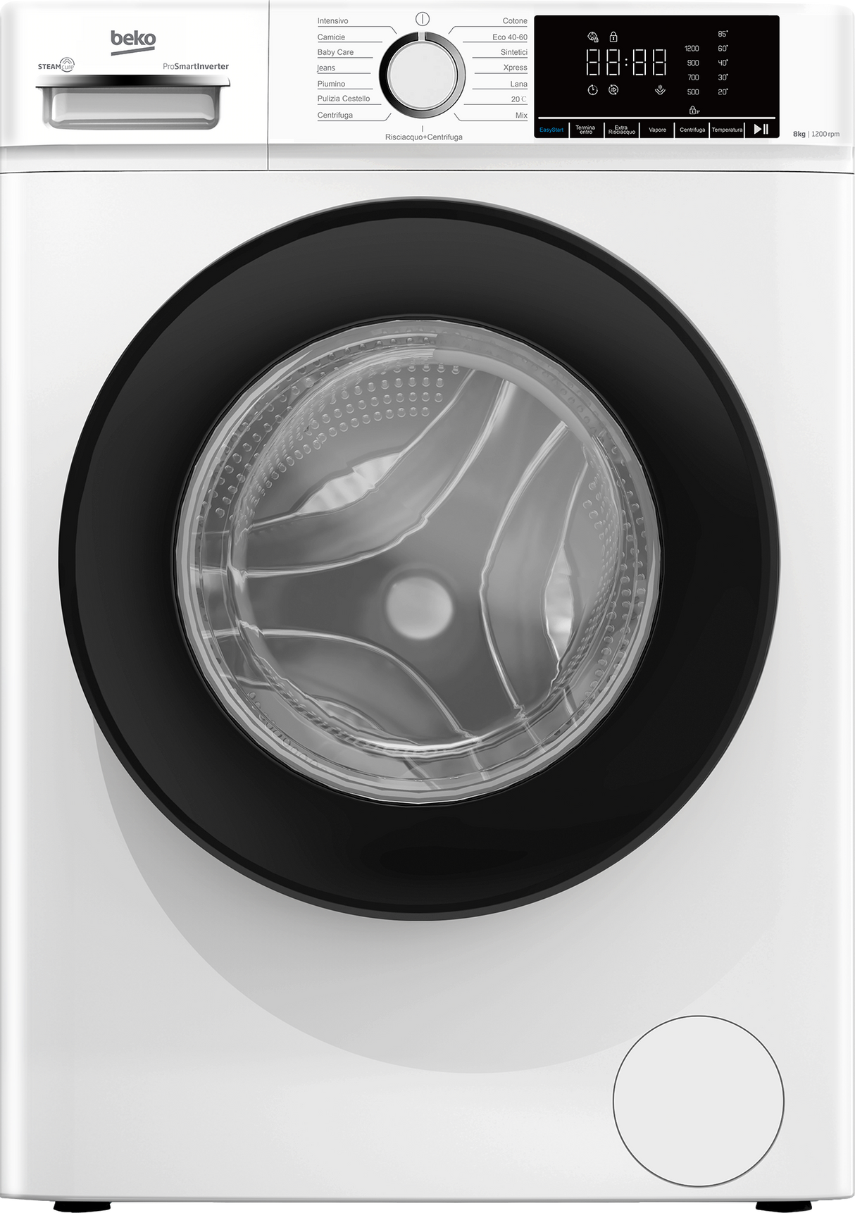 Lavatrice Beko BMX8126DB 8 kg 1200 Giri/min Caricamento Frontale Bianco Classe Energetica A