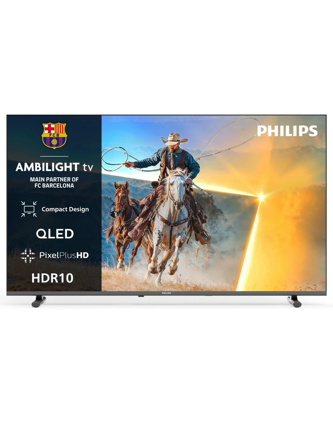 Philips Ambilight TV 32PQS6901/12 32" QLED Full HD Smart TV Titan OS Classe Energetica E