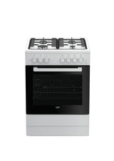 Cucina Beko FSST62110DW Forno Elettrico Statico 60X60 4 Fuochi Gas Colore Bianco Classe A