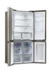 Frigorifero Haier HCR5919FOPG Quattro Porte Classe F Linea CUBE Nofrost Grey