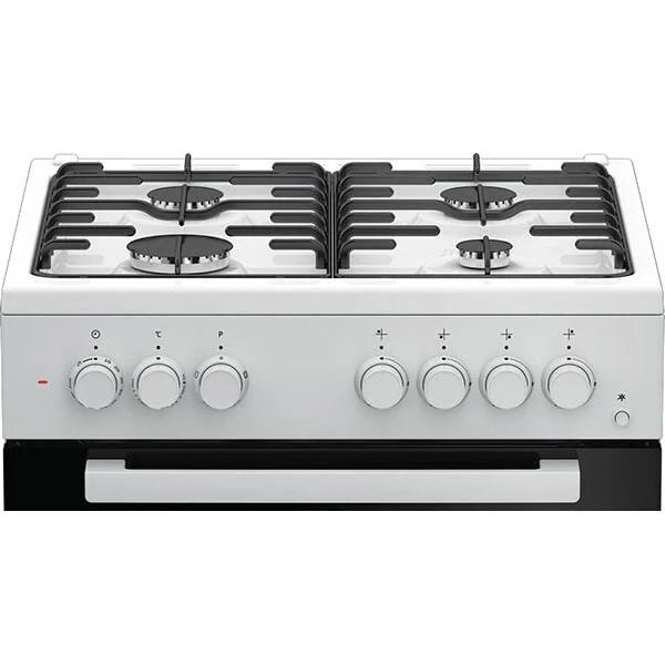Cucina Beko FSST62110DW Forno Elettrico Statico 60X60 4 Fuochi Gas Colore Bianco Classe A