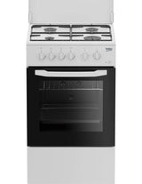 Cucina Beko CSS42014FW Forno Elettrico 4 Fuochi Gas 50x50 Colore Bianco Classe A