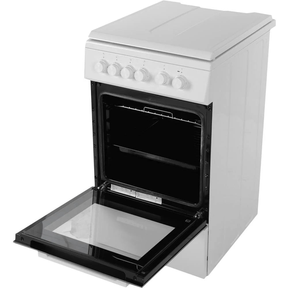 Cucina Beko FSS52020DW Forno Elettrico Statico 4 Fuochi Gas 50X60 Colore Bianco Classe A
