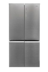 Frigorifero Haier HCR5919FOPG Quattro Porte Classe F Linea CUBE Nofrost Grey