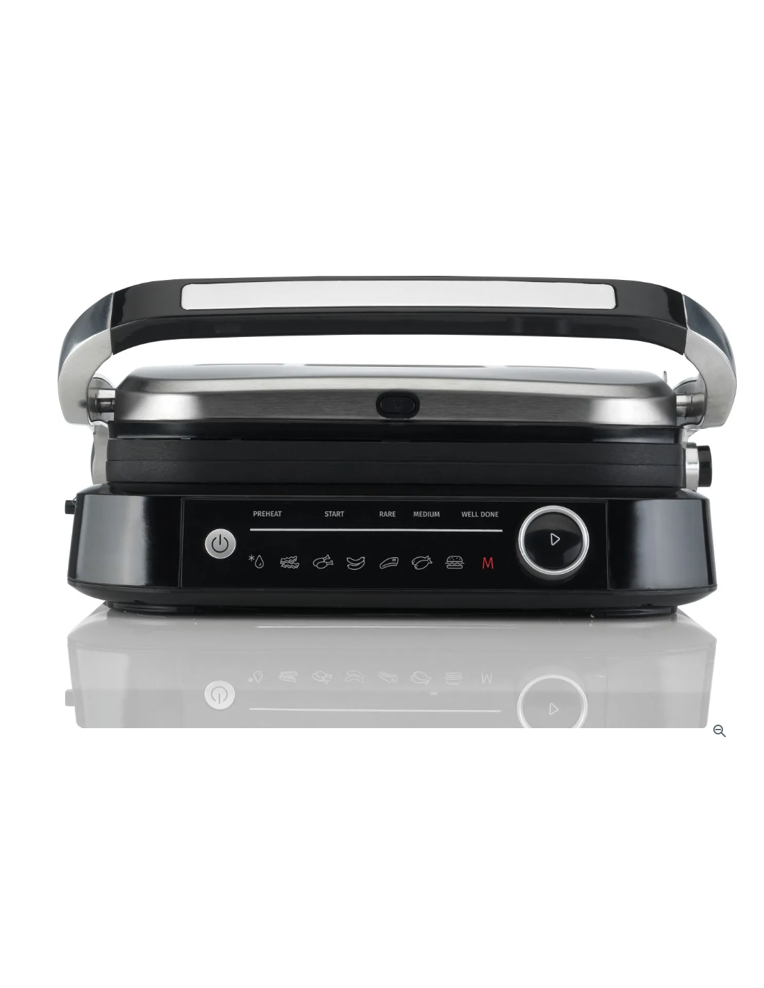 Griglia Hisense HCG2100S Bistecchiera Grill 2100W Colore Nero e Acciaio