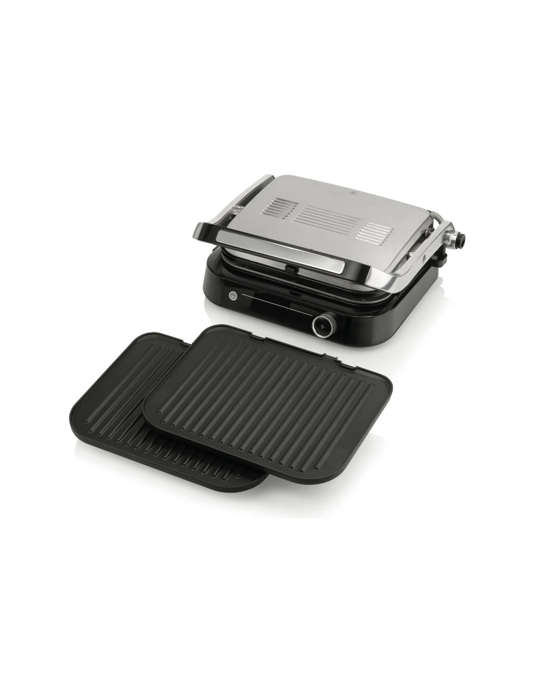 Griglia Hisense HCG2100S Bistecchiera Grill 2100W Colore Nero e Acciaio