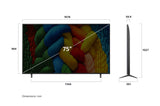 TV LG 75NANO81A6A.API 75" Nano81A 4K UHD WebOS25 Processore a7 Gen8 con AI
