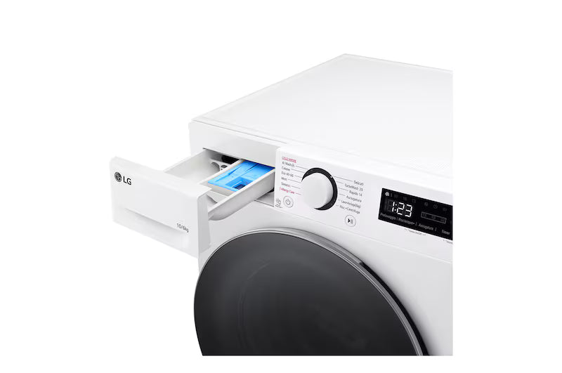 Lavasciuga LG D4R5010TSWS 10/6kg 1400 giri AI DD TurboWash 360 Vapore Allergy Care Classe D / A-10%