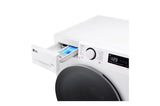Lavasciuga LG D4R5010TSWS 10/6kg 1400 giri AI DD TurboWash 360 Vapore Allergy Care Classe D / A-10%