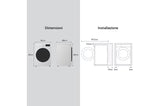 Lavatrice LG F4NA1009NWK Slim 9 Kg Serie A1 Classe A 1400 giri White