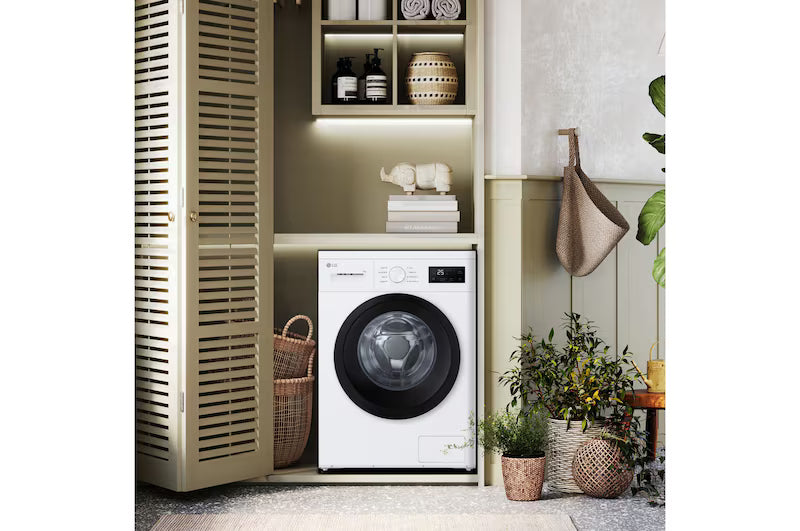 Lavatrice LG F4NA1009NWK Slim 9 Kg Serie A1 Classe A 1400 giri White