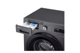 Lavatrice LG F4NX1009NMB Classe A Capacità 9 Kg Centrifuga 1400 Giri Colore Nero