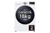 Asciugatrice LG RH18U8AVCW 18 kg Pompa di calore DUAL Inverter Direct Drive AI Dry Wi-Fi Classe D