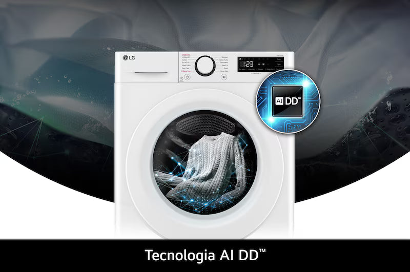 Lavatrice LG F4R3010NSWW 10kg AI DD™ 1400 giri Lavaggio a vapore Inverter Direct Drive Classe A-10%