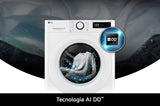 Lavatrice LG F4R3010NSWW 10kg AI DD™ 1400 giri Lavaggio a vapore Inverter Direct Drive Classe A-10%