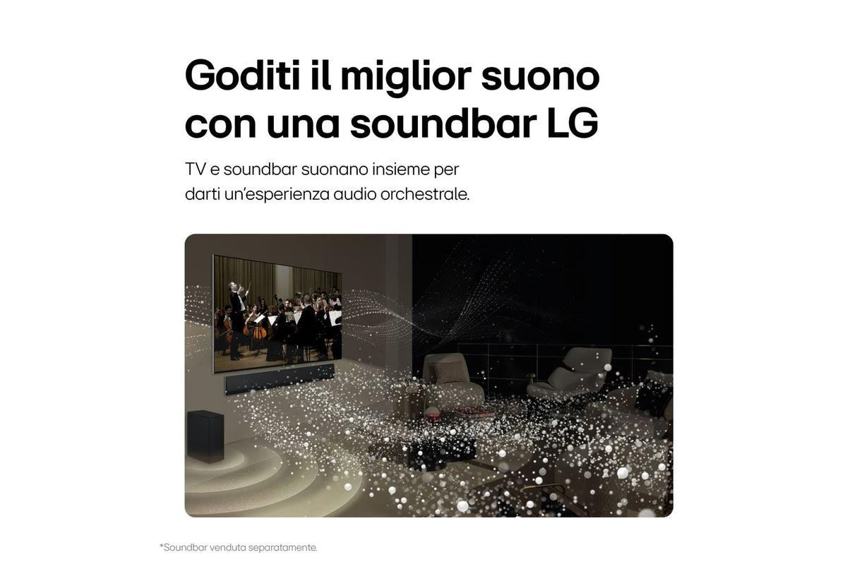TV LG OLED77G45LW.API  77" OLED Evo AI G4 4K Smart TV Wall
