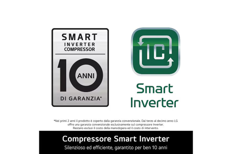 Frigorifero combinato LG GBBS726CPY 60 cm 375L AI Inverter Wi-Fi Metal Fresh Door Cooling Total No Frost Classe C