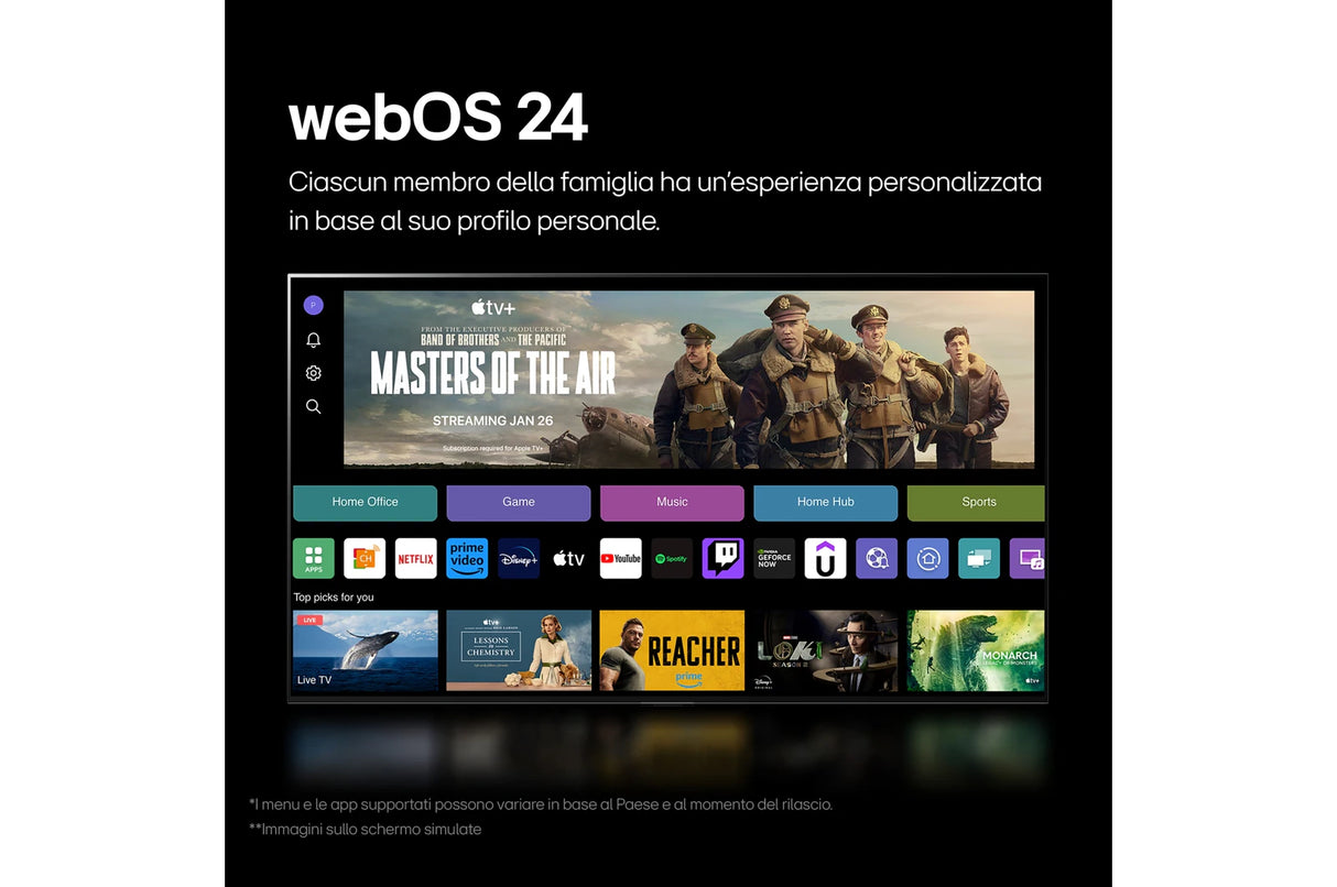TV LG OLED55C44LA.API 55" OLED EVO C4 4K UHD WEBOS24 BASEC