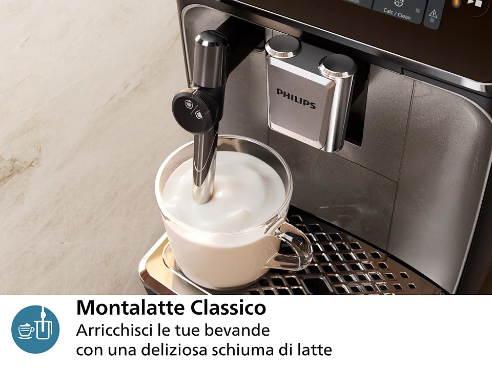Macchina caffè Philips EP3321/40 Automatica 1.8L Montalatte Macinacaffè Series 3300
