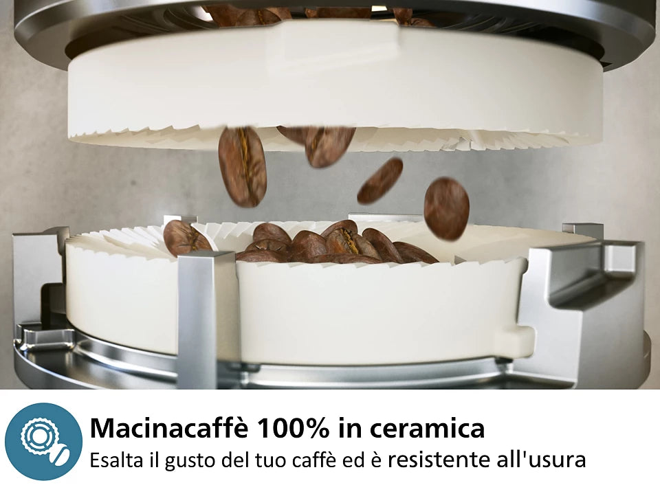 Macchina caffè Philips EP3321/40 Automatica 1.8L Montalatte Macinacaffè Series 3300